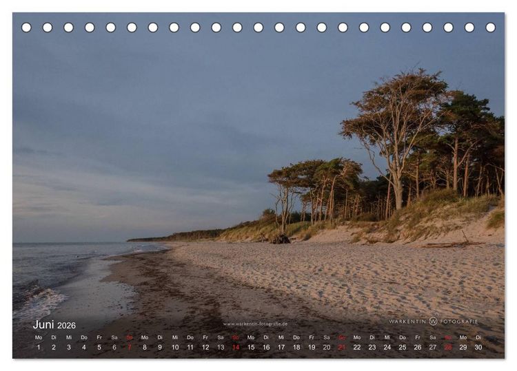 Produktbild: Prerows Wilder Westen (Tischkalender 2026 DIN A5 quer), CALVENDO Monatskalender