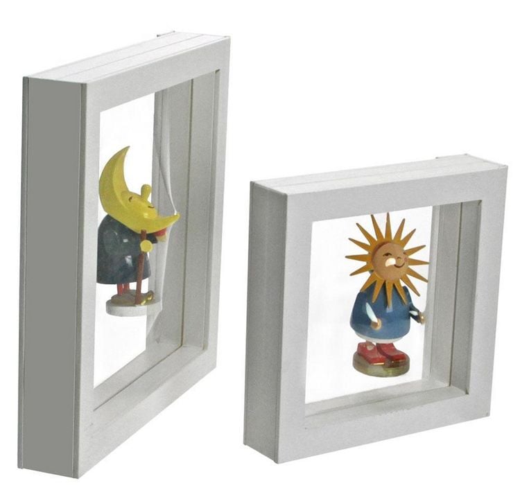 Produktbild: Schweberahmen wei&szlig; 18 x 18 cm