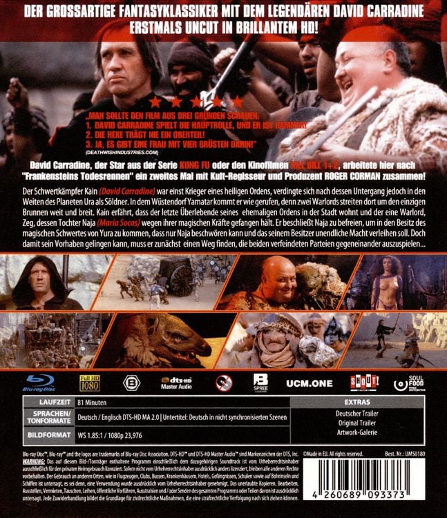 Produktbild: Der Krieger und die Hexe - New Edition (uncut Fassung, neues Master, Blu-ray Premiere)