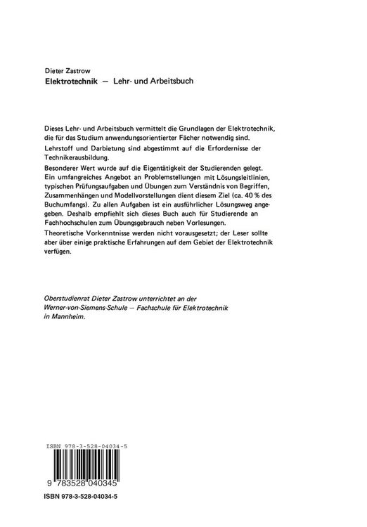 Produktbild: Elektrotechnik