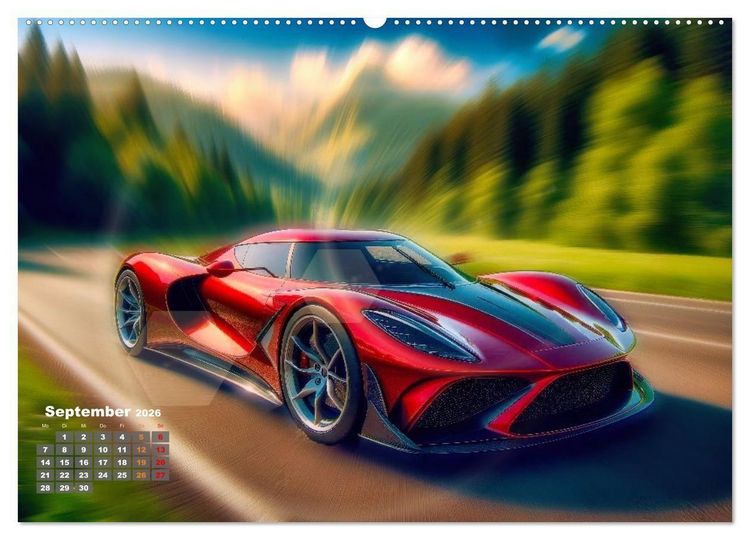 Produktbild: Luxus in Bewegung (hochwertiger Premium Wandkalender 2026 DIN A2 quer), Kunstdruck in Hochglanz