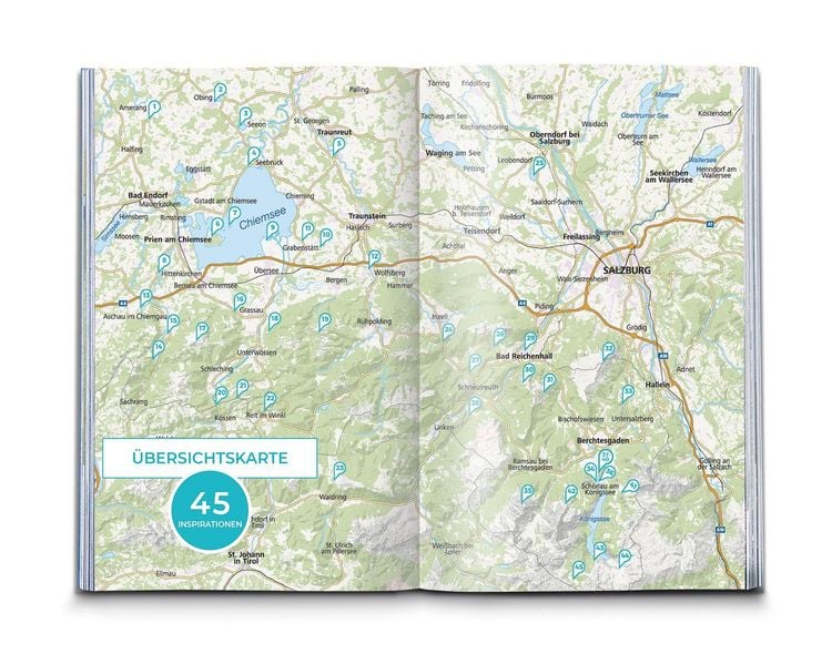 Produktbild: KOMPASS Inspiration Berchtesgaden und Chiemgau mit Chiemsee