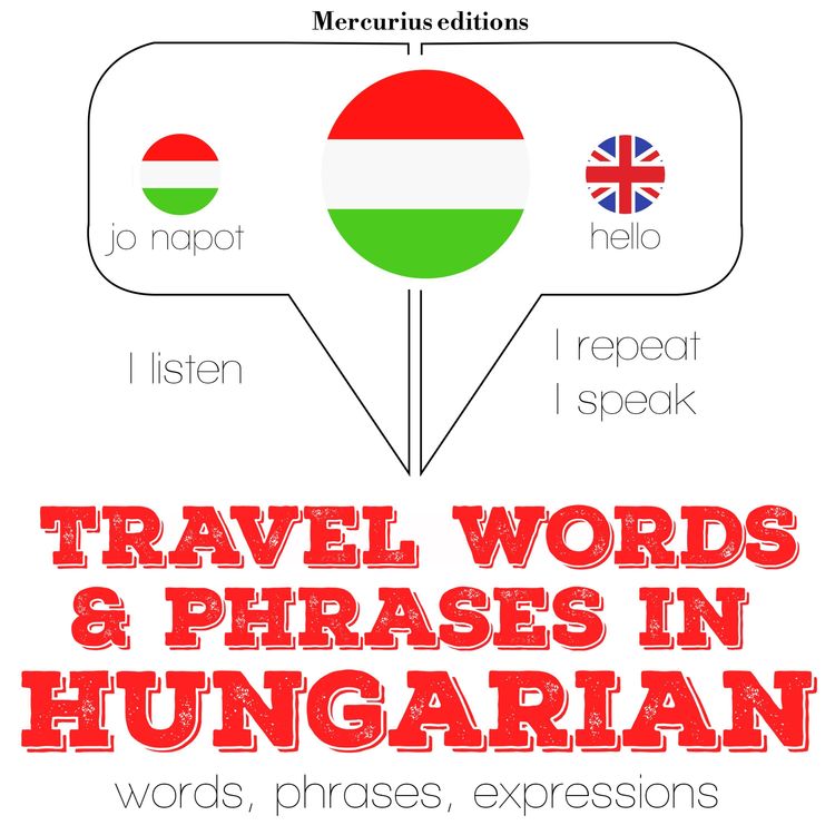 Produktbild: Travel words and phrases in Hungarian