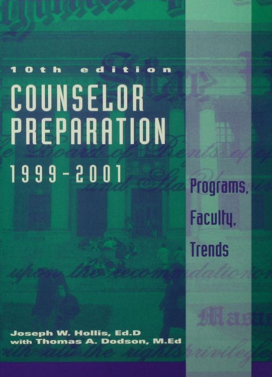Produktbild: Counselor Preparation 1999-2001