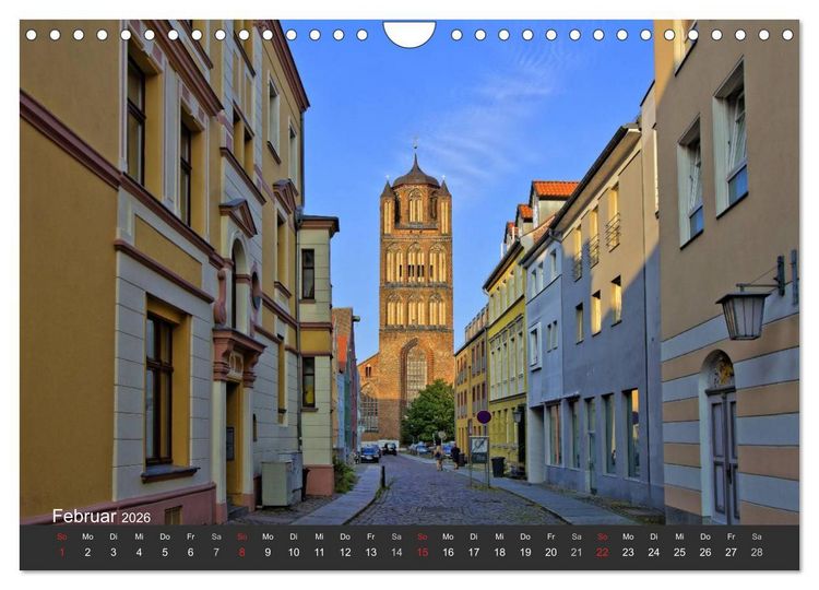 Produktbild: Stralsund. Das Tor zur Insel R&uuml;gen (Wandkalender 2026 DIN A4 quer), CALVENDO Monatskalender