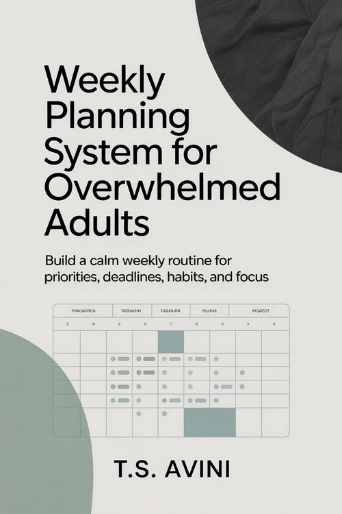 Produktbild: Weekly Planning System For Overwhelmed Adults
