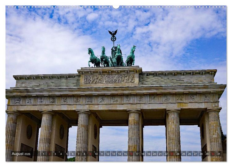 Produktbild: Hauptstadt Berlin (hochwertiger Premium Wandkalender 2026 DIN A2 quer), Kunstdruck in Hochglanz