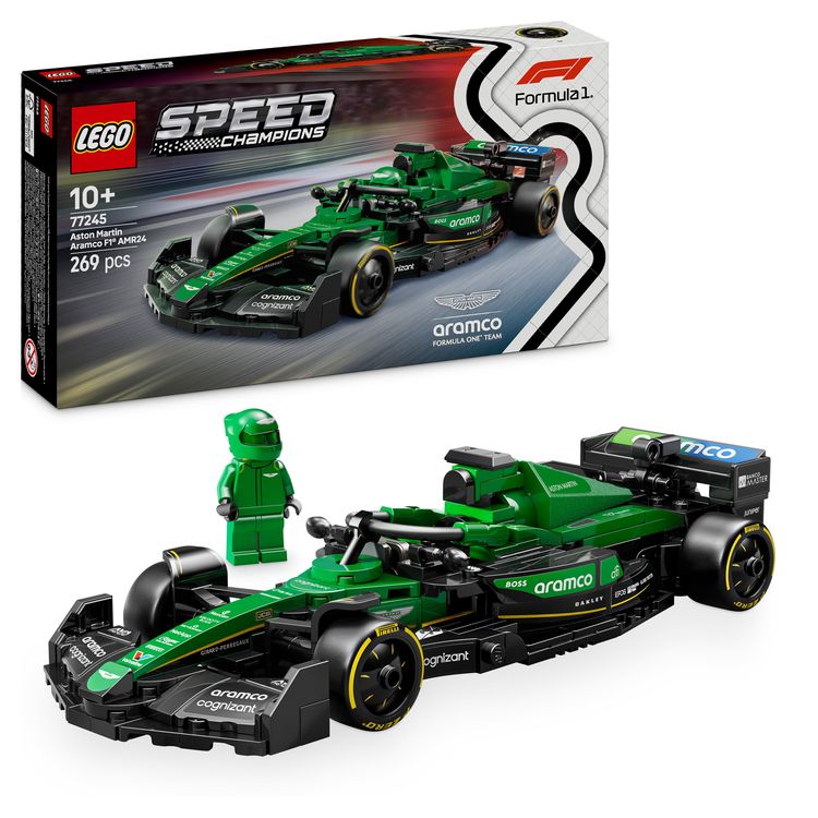 Bild vom Artikel LEGO Speed Champions Aston Martin Aramco F1 AMR24 Rennauto Set 77245 vom Autor 