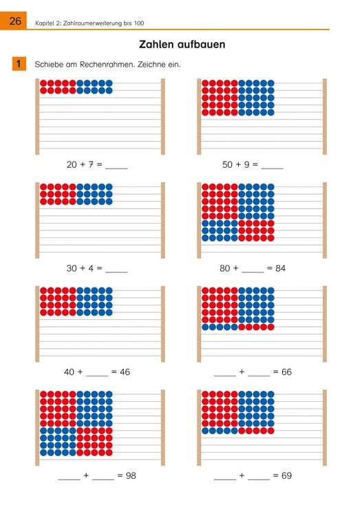 Produktbild: Rechnen lernen mit dem 100er-Rechenrahmen
