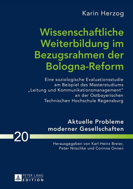 Produktbild: Wissenschaftliche Weiterbildung im Bezugsrahmen der Bologna-Reform