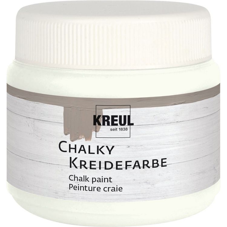 Produktbild: KREUL Kreidefarbe Chalky white cotton 150ml Dose