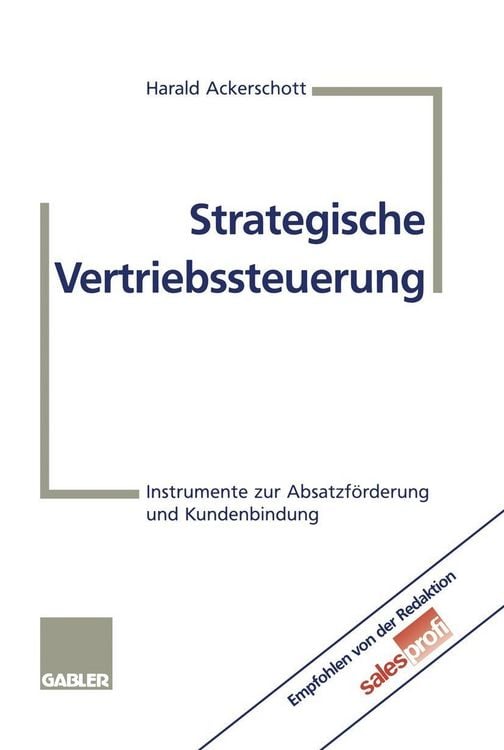 Produktbild: Strategische Vertriebssteuerung