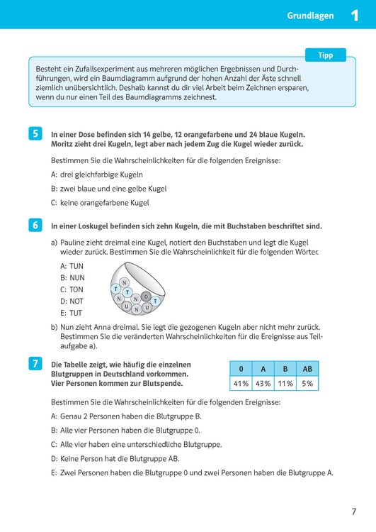 Produktbild: Klett Sicher im Abi 10-Minuten-Training Mathematik Stochastik