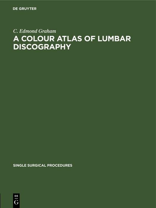 Produktbild: A Colour Atlas of Lumbar Discography