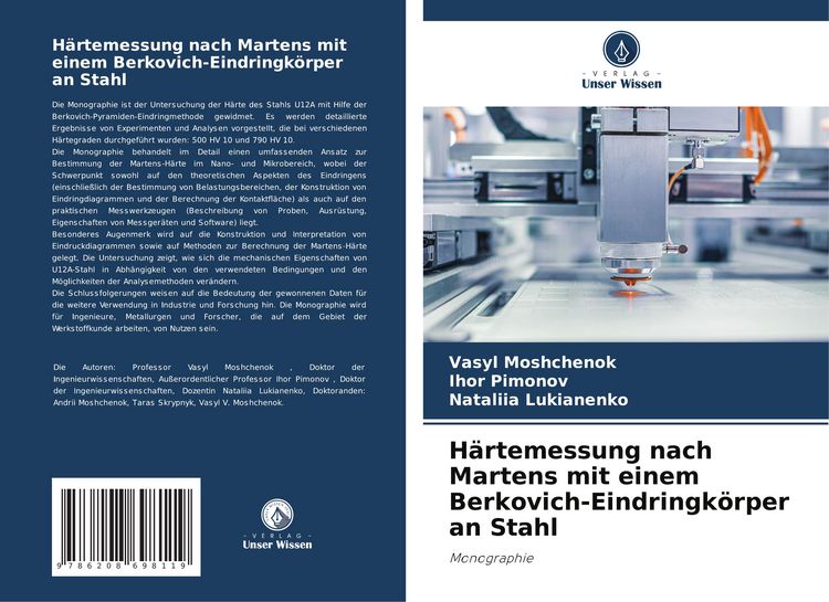 Produktbild: H&auml;rtemessung nach Martens mit einem Berkovich-Eindringk&ouml;rper an Stahl