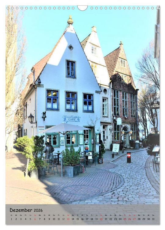 Produktbild: Freie Hansestadt BREMEN (Wandkalender 2026 DIN A3 hoch), CALVENDO Monatskalender