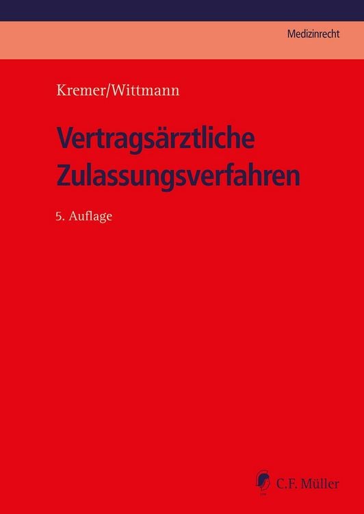 Produktbild: Vertrags&auml;rztliche Zulassungsverfahren