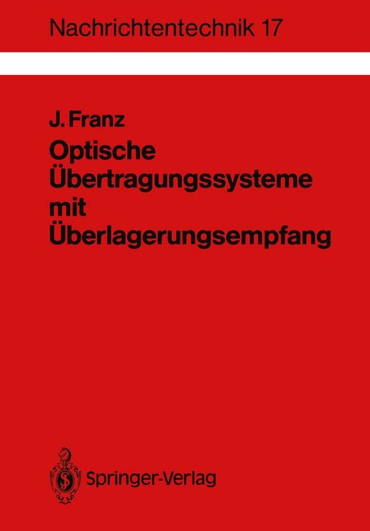 Produktbild: Optische &Uuml;bertragungssysteme mit &Uuml;berlagerungsempfang