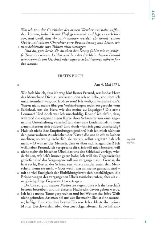 Zusammenfassung Die Leiden Des Jungen Werthers Die Leiden des jungen Werther - Deutsch & Literatur Schulbuch - 978-3