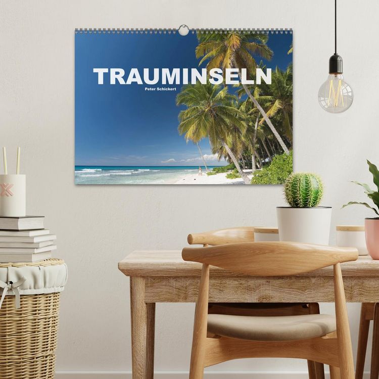 Produktbild: Trauminseln (Wandkalender 2026 DIN A3 quer), CALVENDO Monatskalender