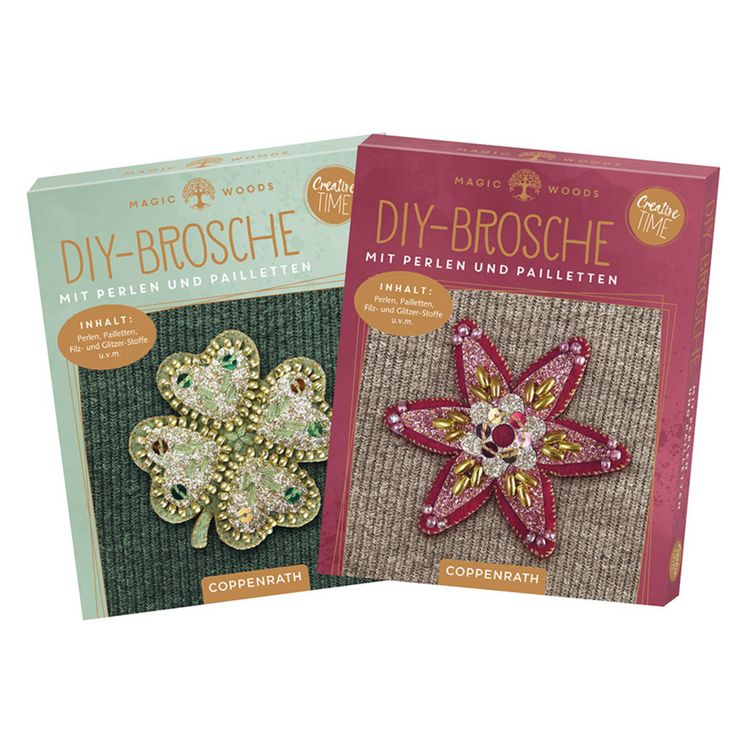 Produktbild: DIY-Broschen mit Perlen und Pailletten