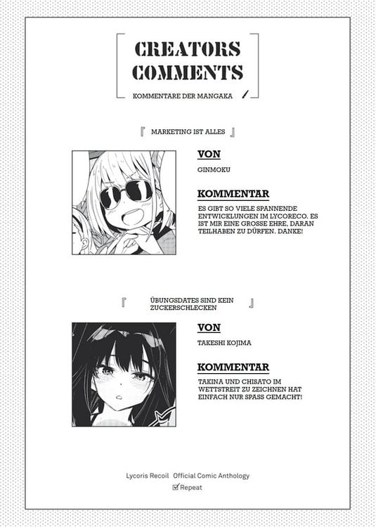 Produktbild: Lycoris Recoil: Repeat 01