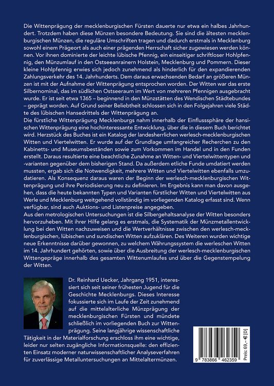 Produktbild: Die f&uuml;rstlichen Wittenpr&auml;gungen in Mecklenburg 1377/78&ndash;1430