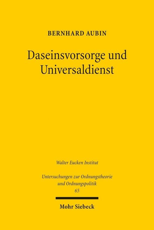 Produktbild: Daseinsvorsorge und Universaldienst