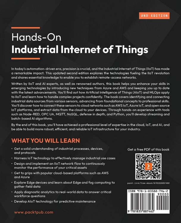 Produktbild: Hands-On Industrial Internet of Things - Second Edition