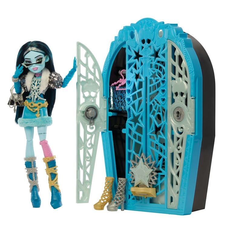 Produktbild: Monster High Skulltimate Secrets Hauntlywood-Mysteries-Spielset, Frankie-Stein-Puppe mit mehr als 19 Überraschungen