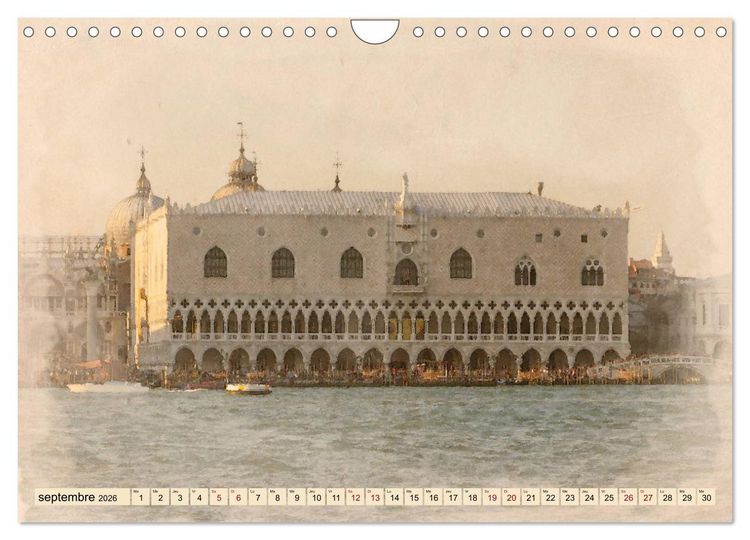 Produktbild: Venise l'&eacute;ternelle (Calendrier mural 2026 DIN A4 vertical), CALVENDO calendrier mensuel