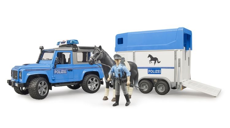 Produktbild: Bruder 02588 Land Rover Defender Polizeifahrzeug