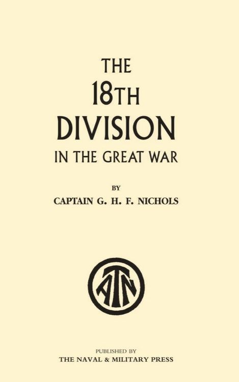 Produktbild: 18th Division in the Great War
