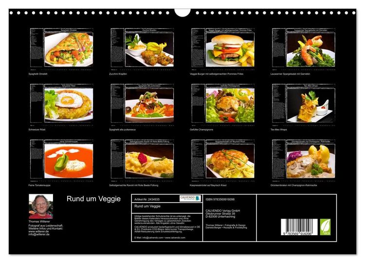 Produktbild: Rund um Veggie (Wandkalender 2027 DIN A3 quer), CALVENDO Monatskalender