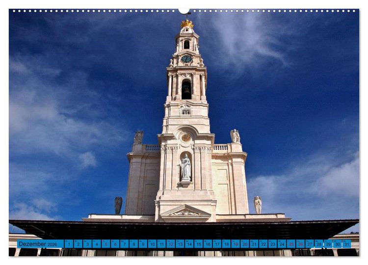 Produktbild: Wallfahrt nach Fatima (Wandkalender 2026 DIN A2 quer), CALVENDO Monatskalender