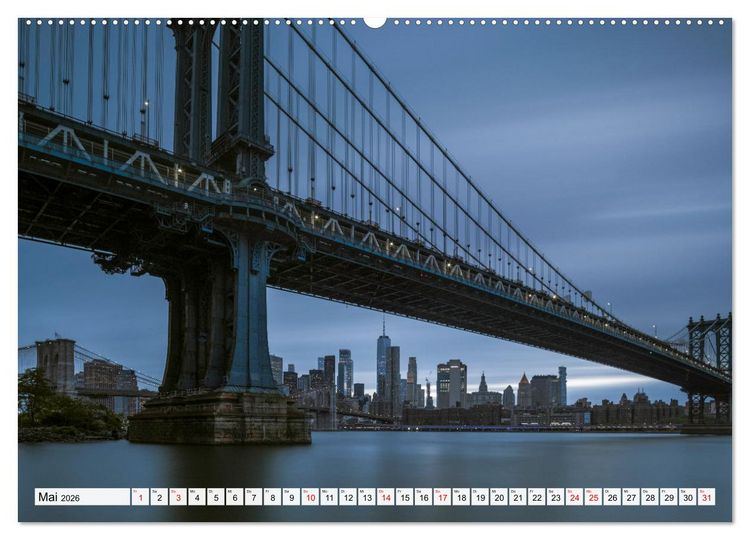 Produktbild: New York City - der besondere Blick auf Big Apple (Wandkalender 2026 DIN A2 quer), CALVENDO Monatskalender