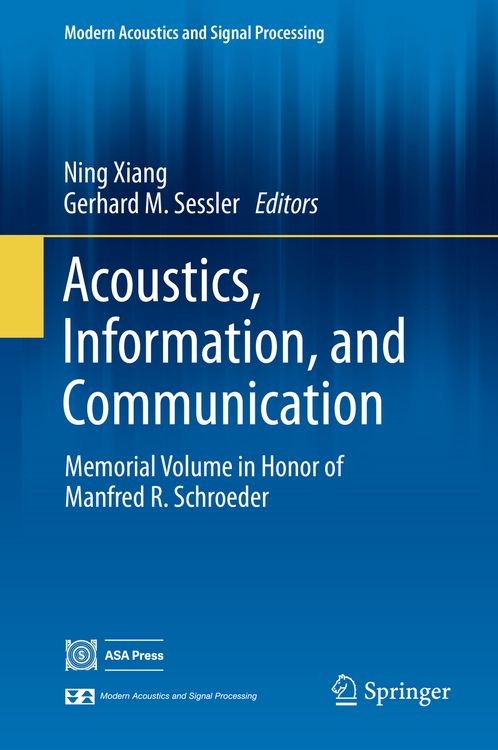 Produktbild: Acoustics, Information, and Communication