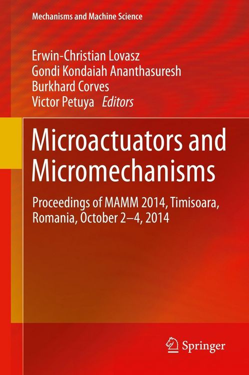 Produktbild: Microactuators and Micromechanisms