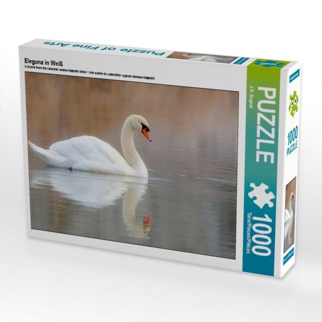 Produktbild: CALVENDO Puzzle Eleganz in Wei&szlig; | 1000 Teile Lege-Gr&ouml;&szlig;e 64x48cm Foto-Puzzle f&uuml;r gl&uuml;ckliche Stunden