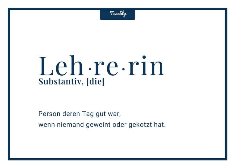 Produktbild: Teachly Postkarte, Lehrerin Geweint oder ...