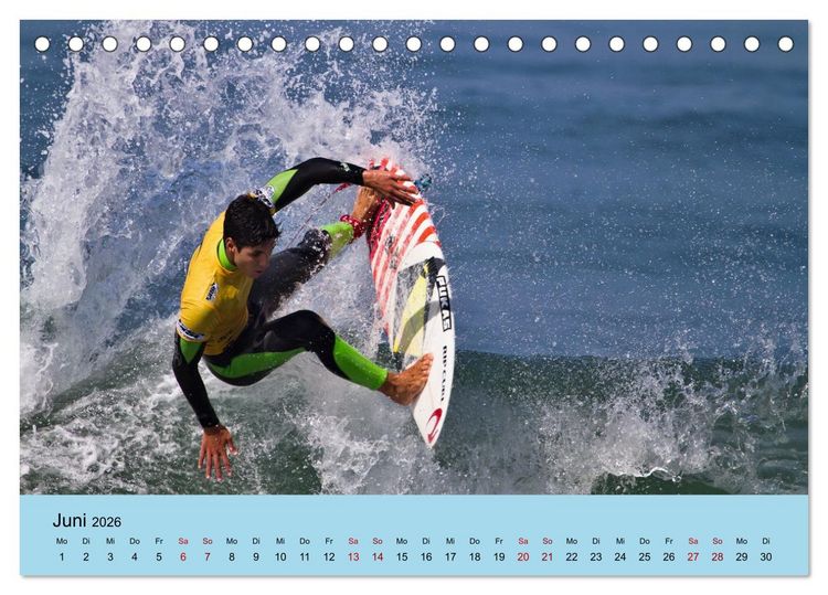 Produktbild: Nazare (Tischkalender 2026 DIN A5 quer), CALVENDO Monatskalender