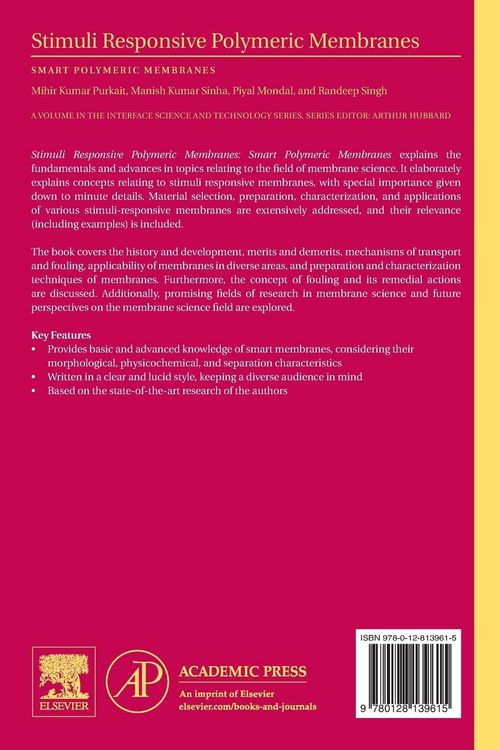 Produktbild: Stimuli Responsive Polymeric Membranes
