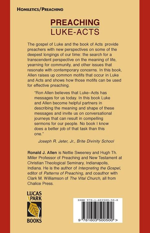 Produktbild: Preaching Luke-Acts