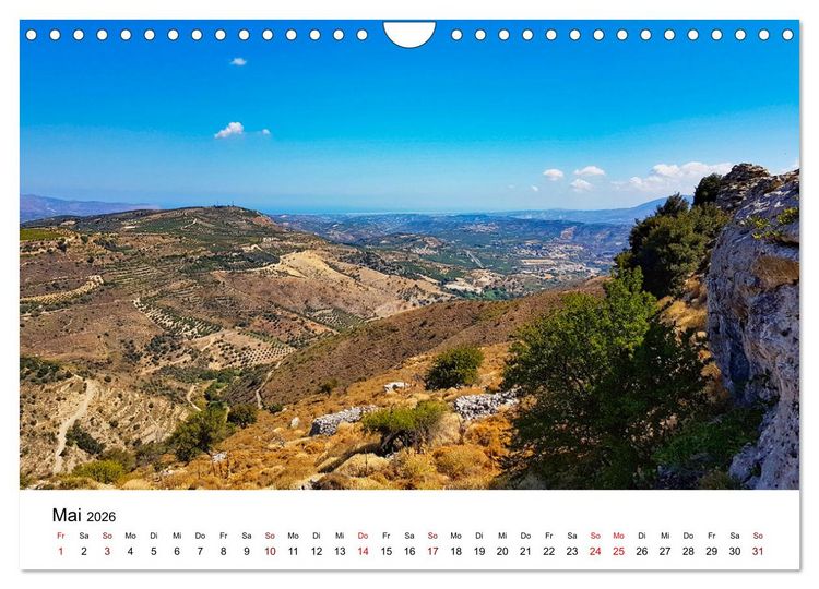 Produktbild: Kretas Traumlandschaften (Wandkalender 2026 DIN A4 quer), CALVENDO Monatskalender