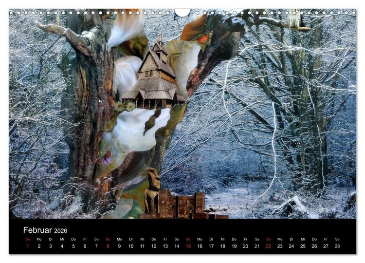 Produktbild: Zauberland (Wandkalender 2026 DIN A3 quer), CALVENDO Monatskalender