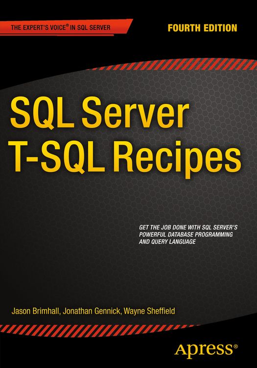 Produktbild: SQL Server T-SQL Recipes