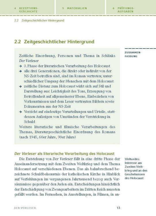 Produktbild: Der Vorleser von Bernhard Schlink