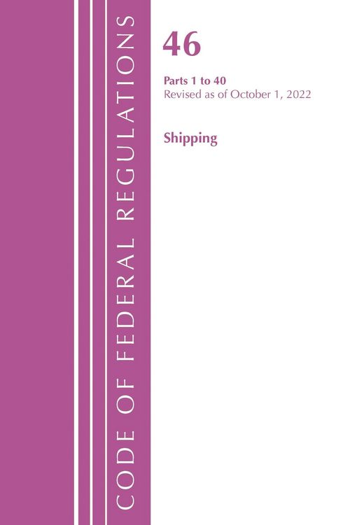 Produktbild: Office Of The Federal Register (U S: Code of Federal Regulat