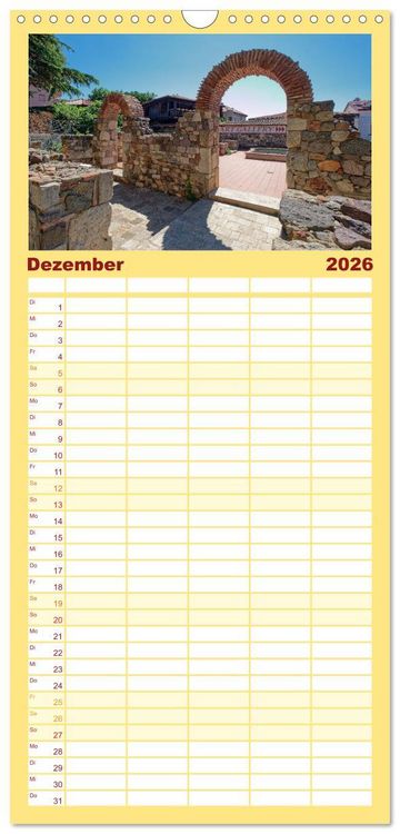 Produktbild: Familienplaner 2026 - Bulgarien. Berge und Meer. mit 5 Spalten (Wandkalender, 21 x 45 cm) CALVENDO