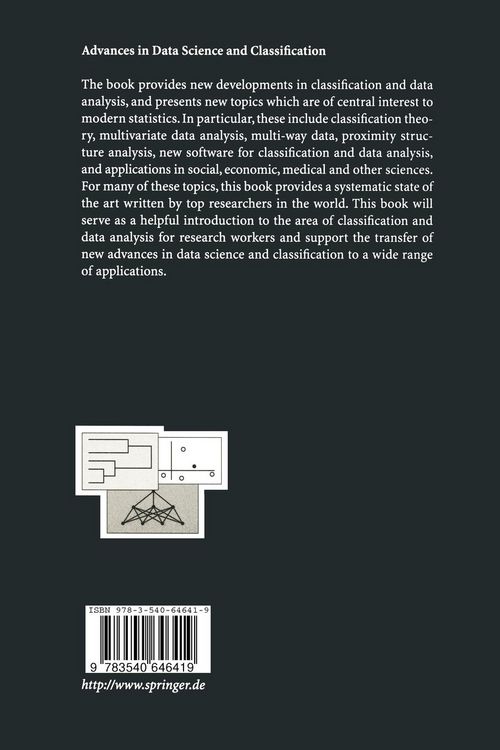 Produktbild: Advances in Data Science and Classification
